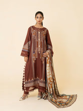 3 PIECE - PRINTED LINEN SUIT